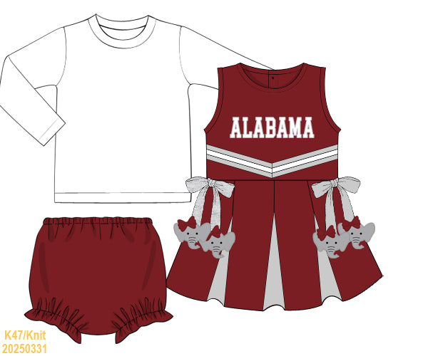 Tide Girl Cheer Dress Set With Shirt