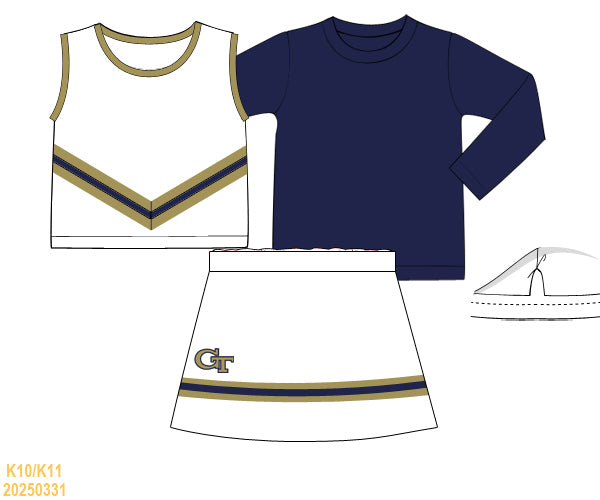 Tech Girl Cheer Set With Shirt
