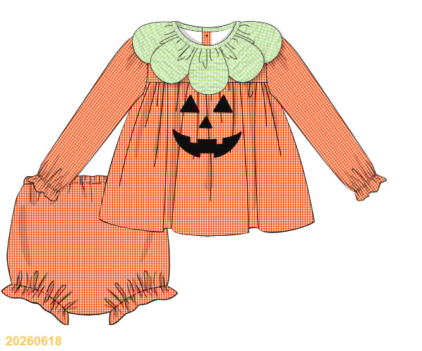 Pumpkin Collection Girl Diaper Set