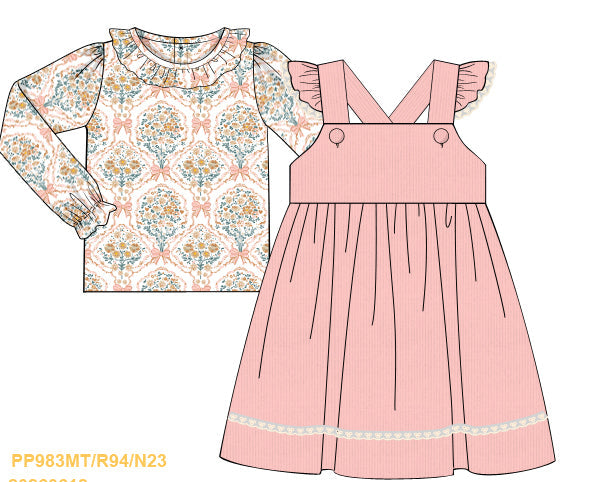 Fall Floral Collection Dress Set