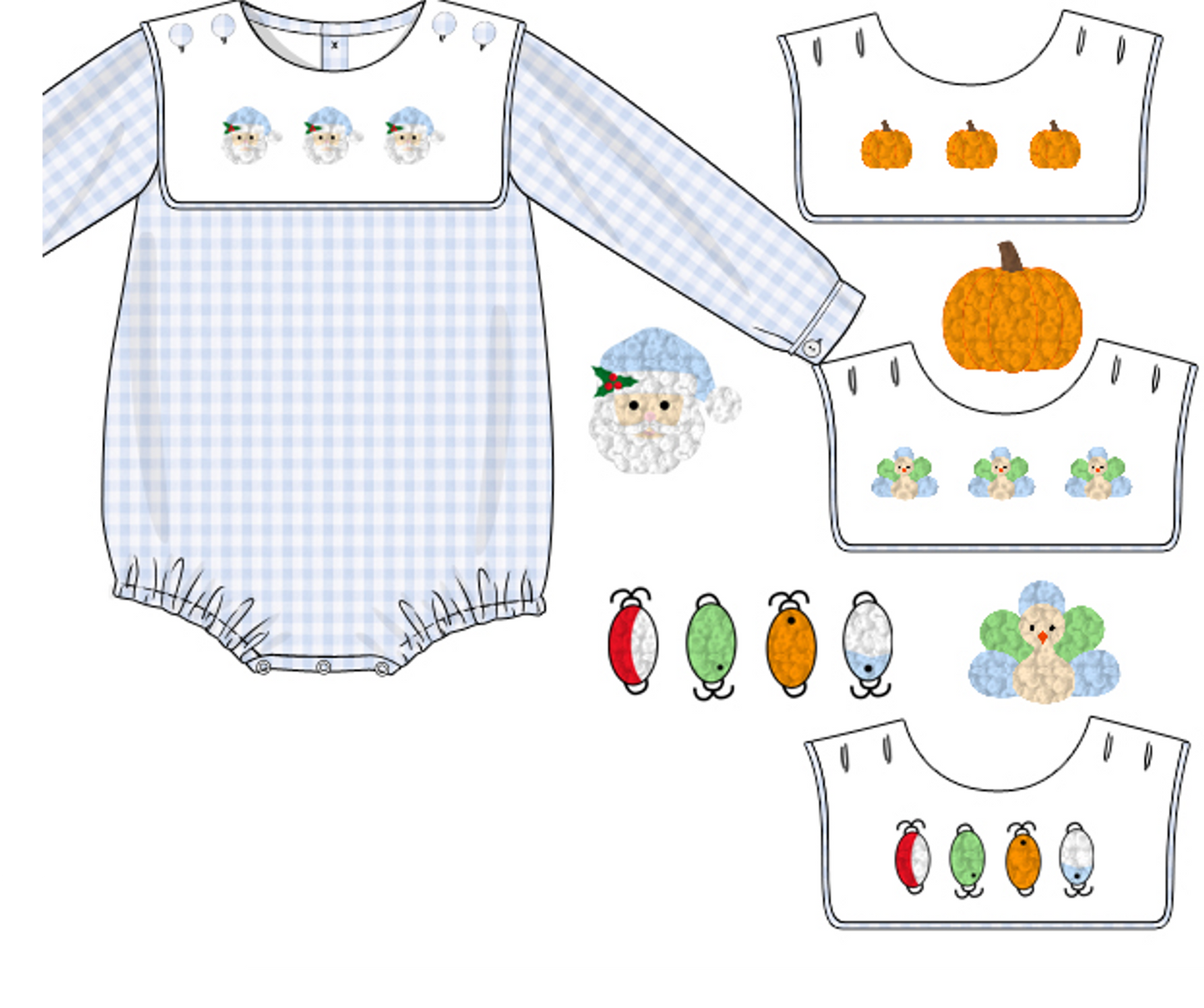 Interchangeable Bib Boy Bubble