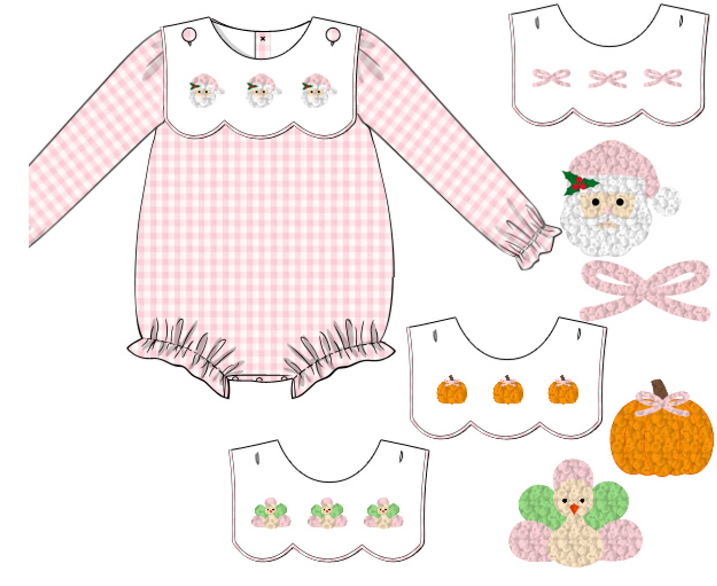 Interchangeable Bib Girl Bubble