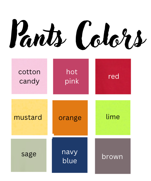 Ruffle Bottom Stripe Pants