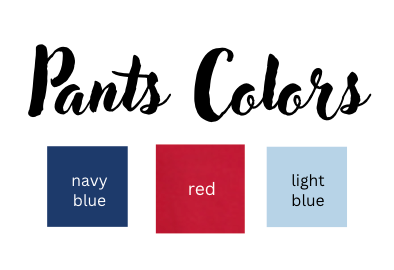 Straight Bottom Mini Stripe Pants
