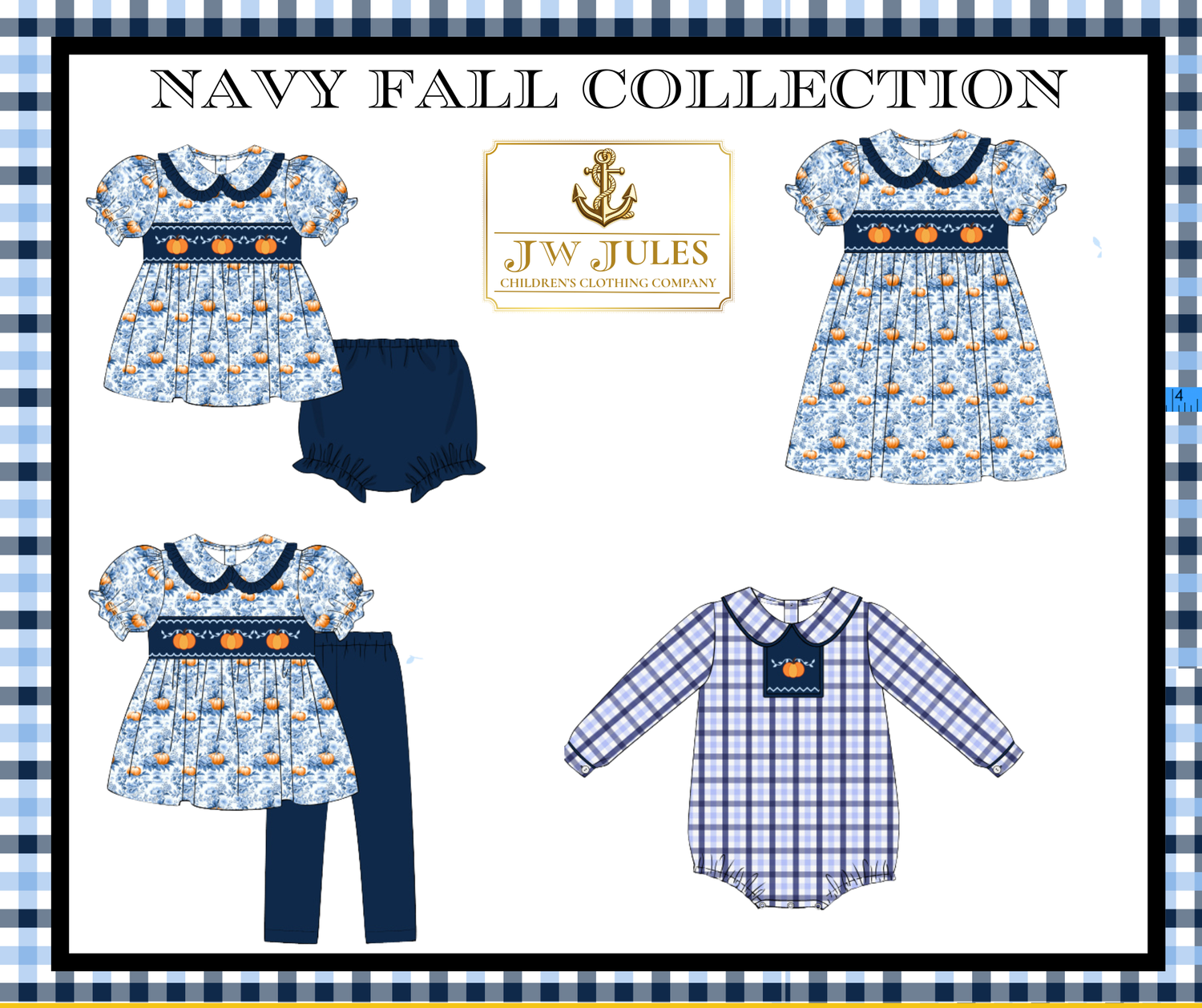 Navy Smock Collection