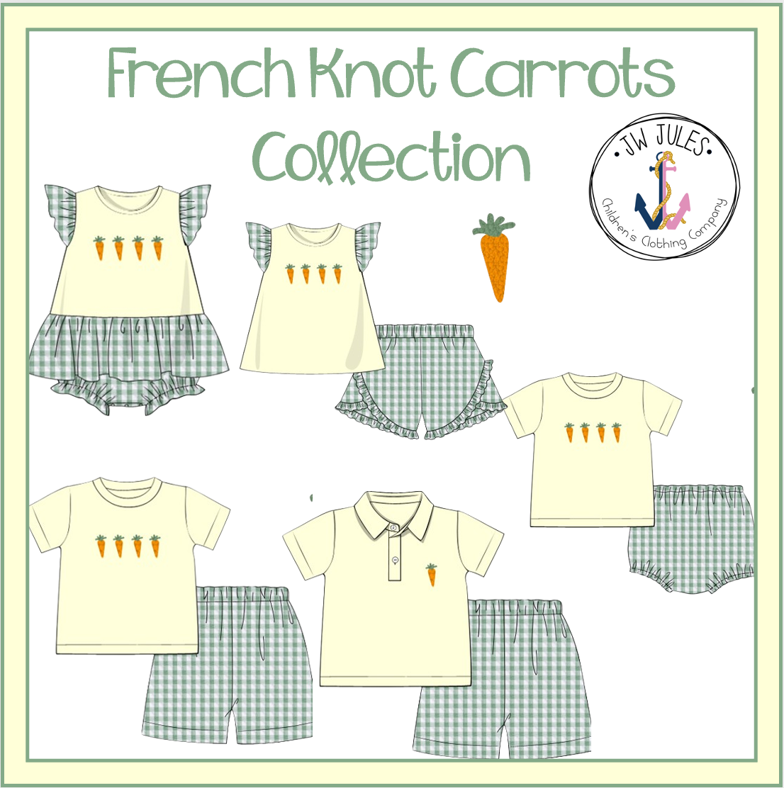 French Knot Carrot Collection