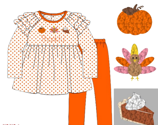 Sweet As Pie Girl Pants Set