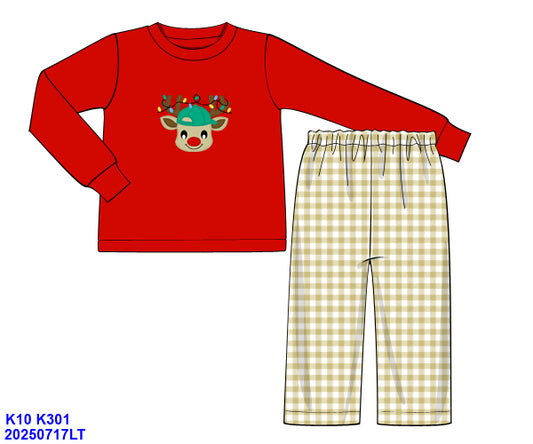 Reindeer Boy Pants Set
