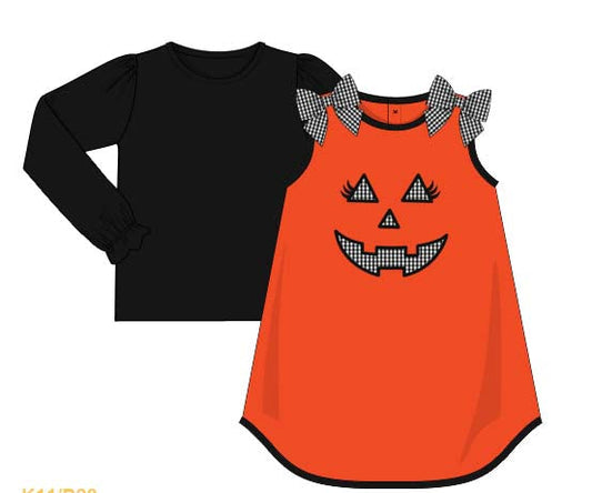 Check Pumpkin Collection Dress Set