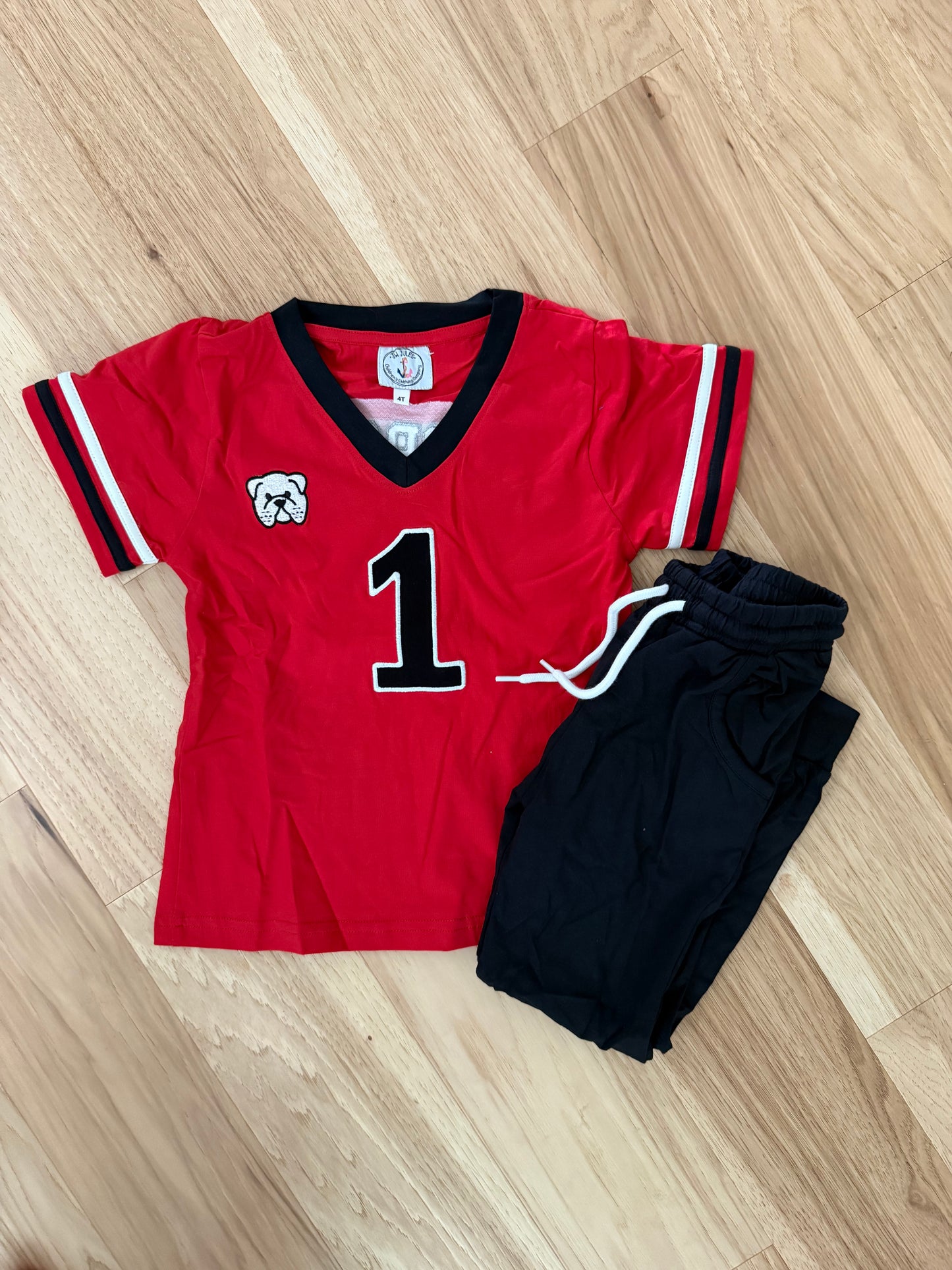 Bulldog Boys Jersey Set
