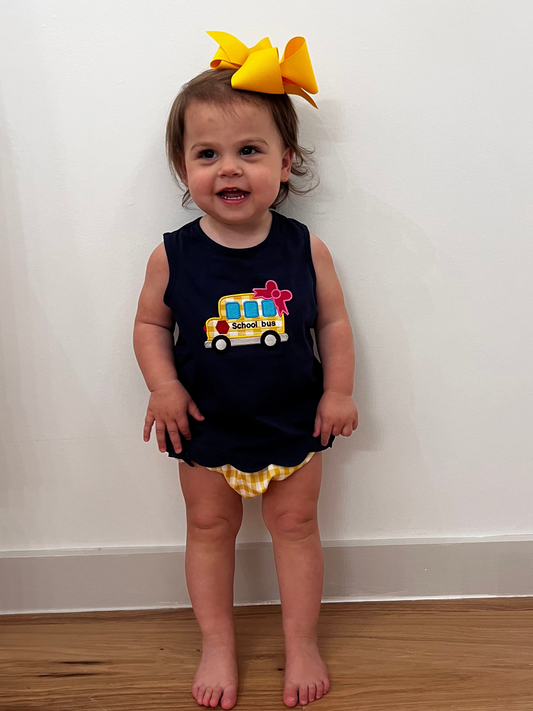 Wheels on the Bus diaper set