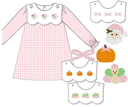 Interchangeable Bib Girl Dress