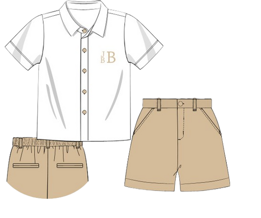 910 Linen Heirloom Boy Set