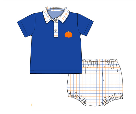 Pumpkin Boy Diaper Set
