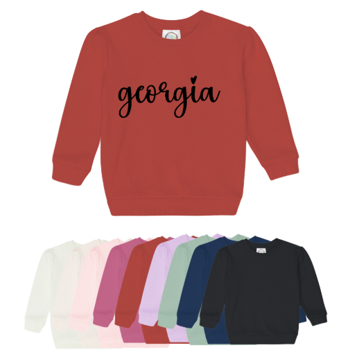 Team Name Princess Sweatshirt