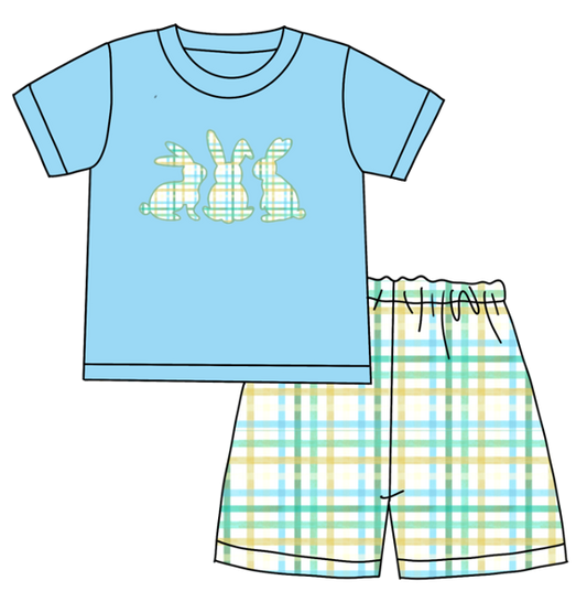 917 Bunny Trio Boy Shorts Set