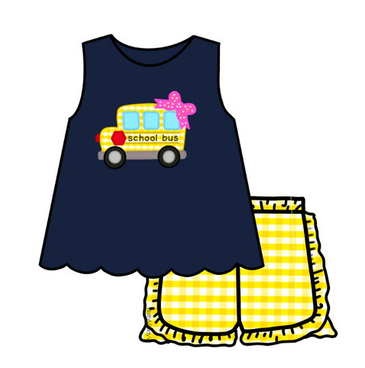 Wheels on the Bus shorts set