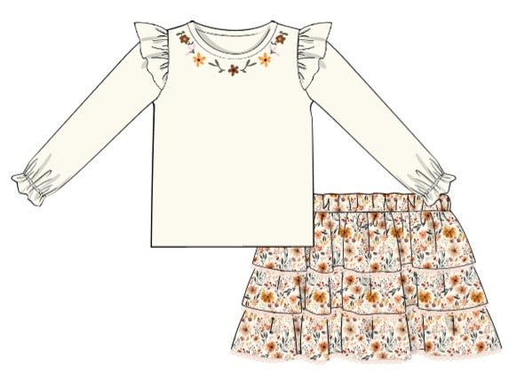 Harvest Bloom Skirt Set
